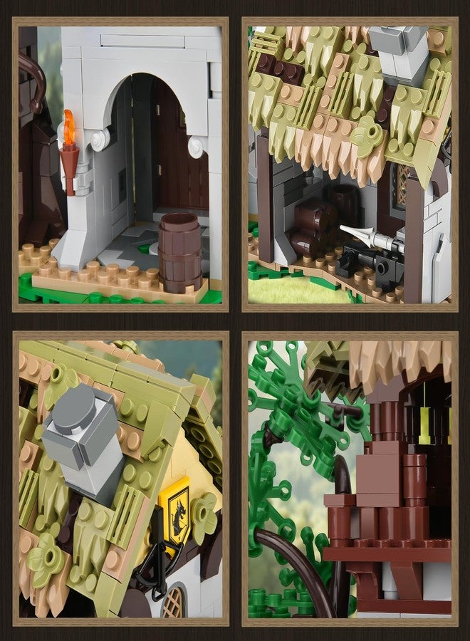 BNG Medieval Town Castle Building Set for Aduts,Knights Training Ground Building Blocks Toy,Medieval Build and Display Model for Home Decor,Idea Gifts for Teen Kids Boys 8+(1109PCS) - Image 3
